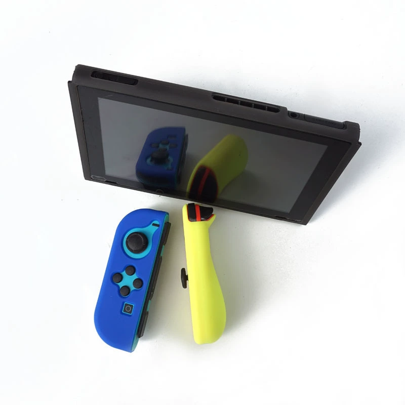 ДОМОНАТ SWITCH геймпад защитный чехол все-в-одном разделенный TPU матовый красный синий геймпад мягкий клей NS силиконовый чехол