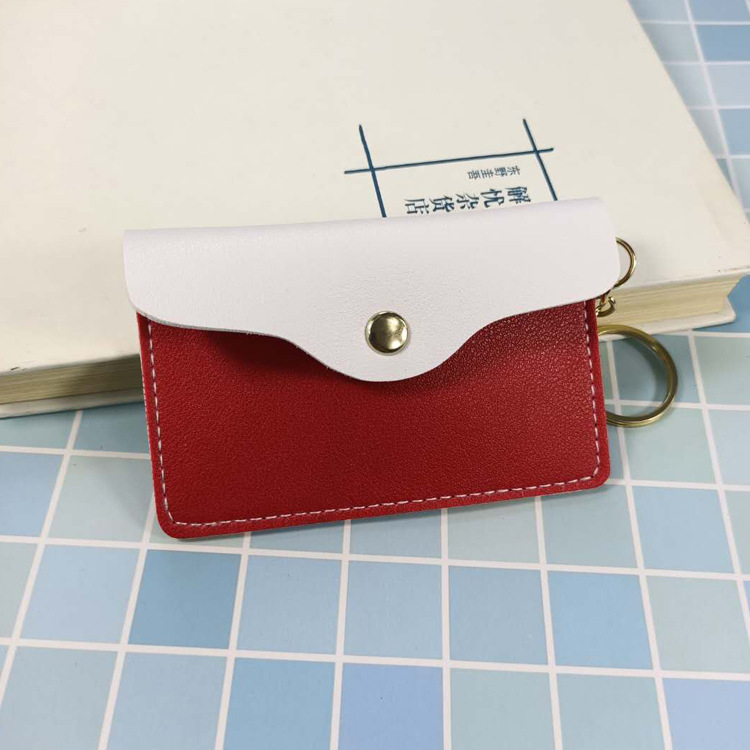 Manufacturer Wholesale Stall Source Girl Mini Cute Zero Wallet Key Chain Coin Card Bag Flip To Receive Gifts