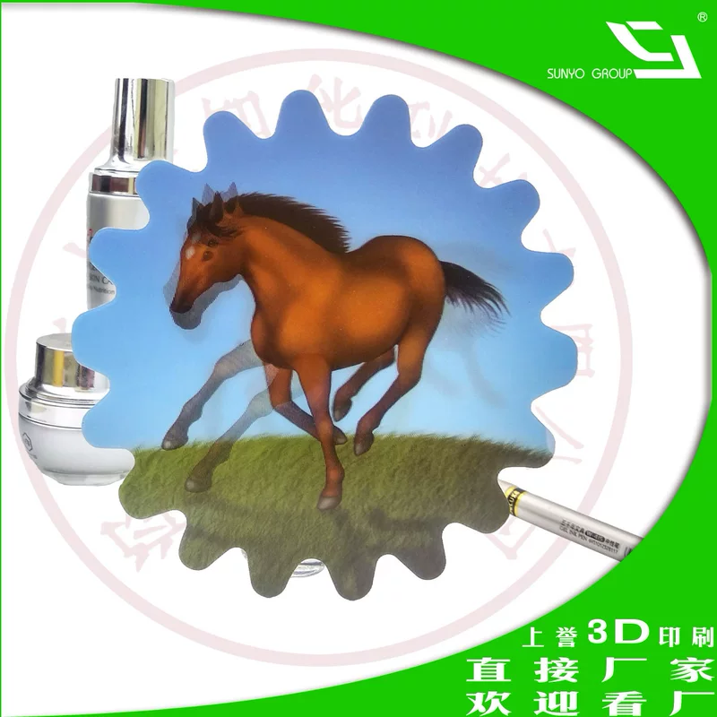 Customized 3D LENTICULAR GREETING CARDS Use for Holiday Card