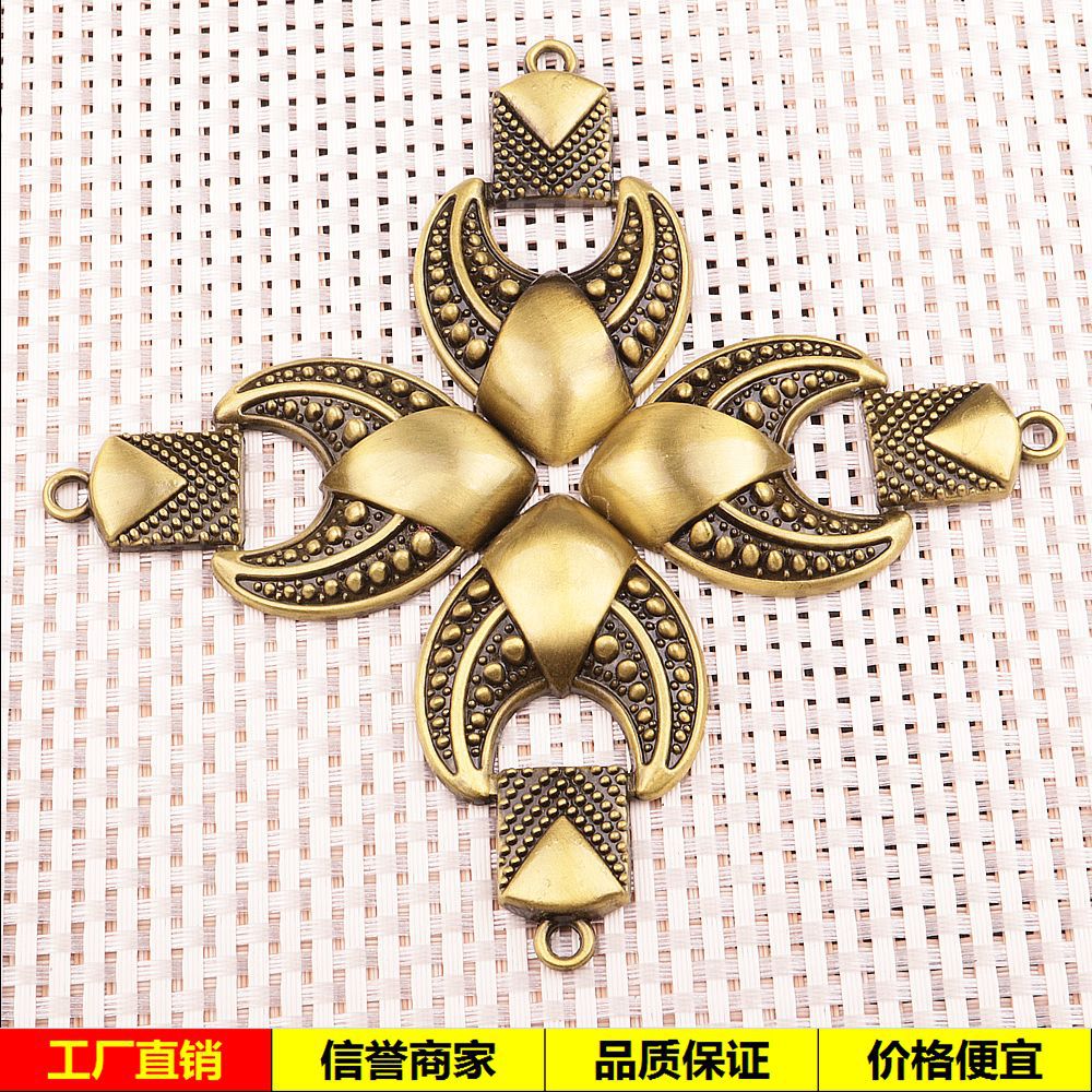 Retro matte pendant heart-shaped drop-shaped