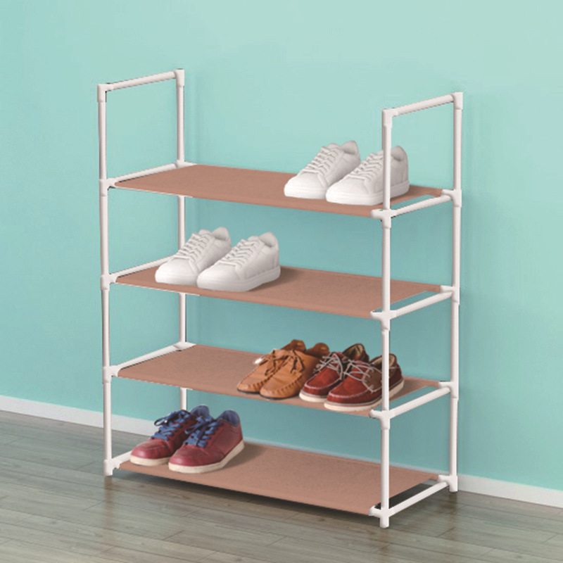 Buy quality Classics Shoe Rack 4Tier Resin Slat Utility Shoe Racks