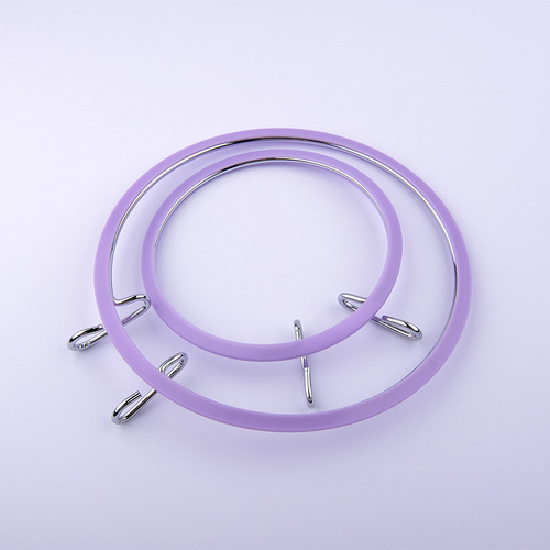 Embroidery stretcher, embroidery diy plastic embroidery booth, cross-stitch stretcher, embroidery hoop metal, adjustable 7.25 inches