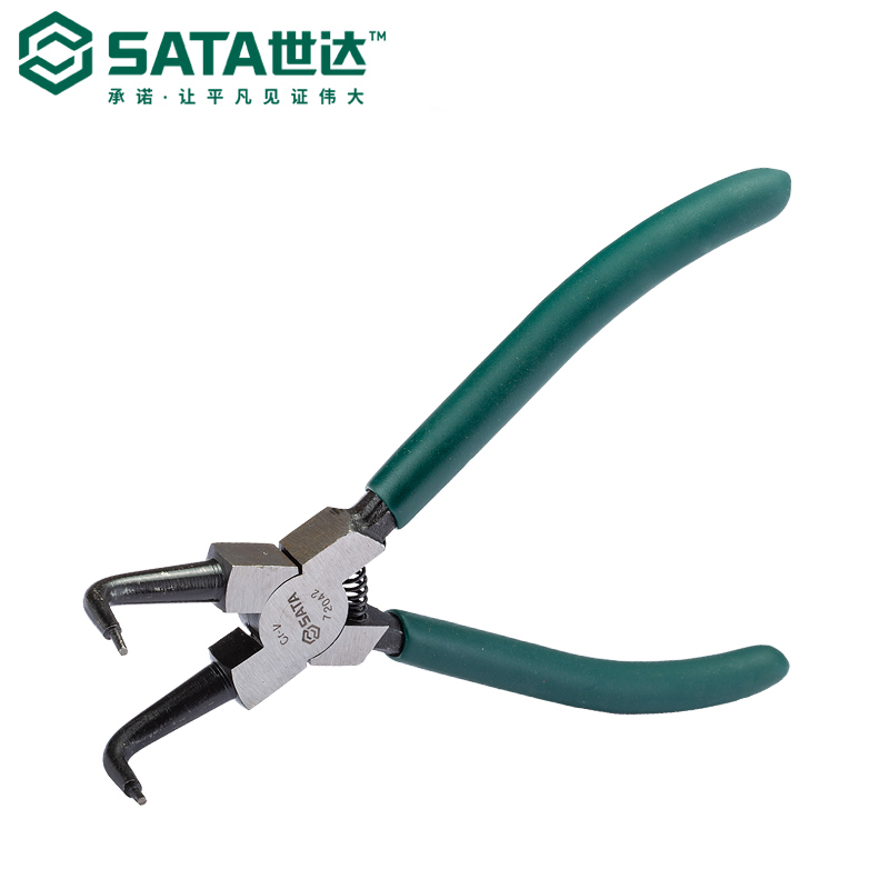 72041德式穴用曲口卡簧钳5"