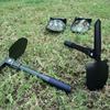 Small shovel outdoors Spade Camping shovel Four multi-function Self-defense Go fishing fold Hoe