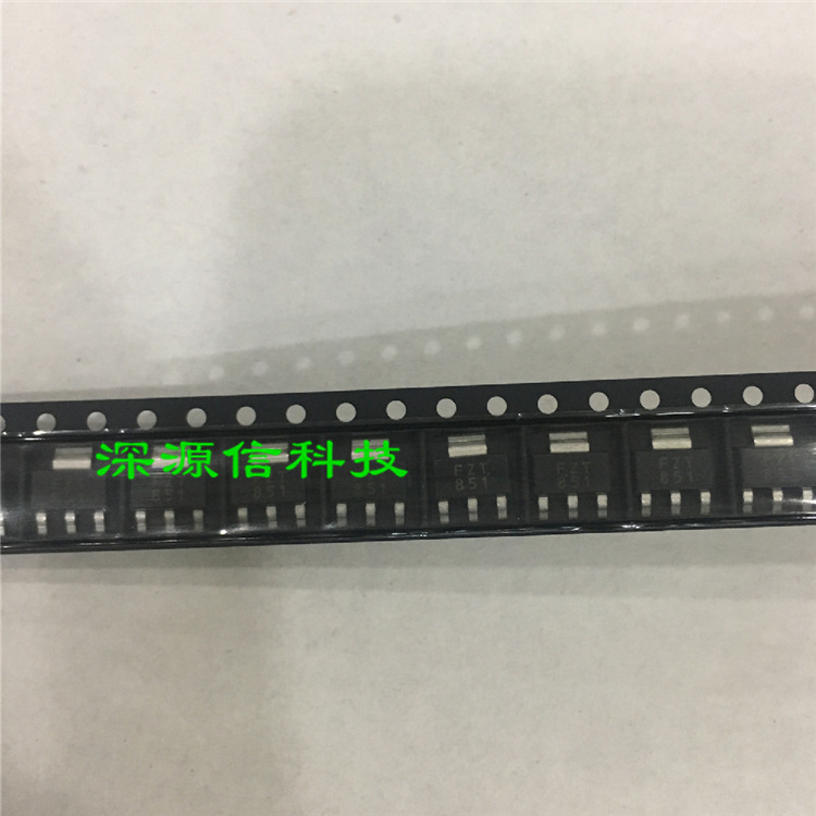 深源信FZT851TA DIODES美台原装双极结型晶体管SOT-223电源