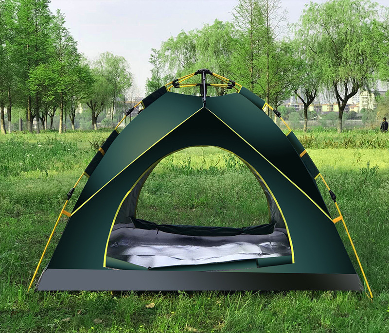 Outdoor Camping Automatic Tent Windproof and Rainproof Camping Tent Free Set-up Quick Opening Simple Umbrella Rack Tent