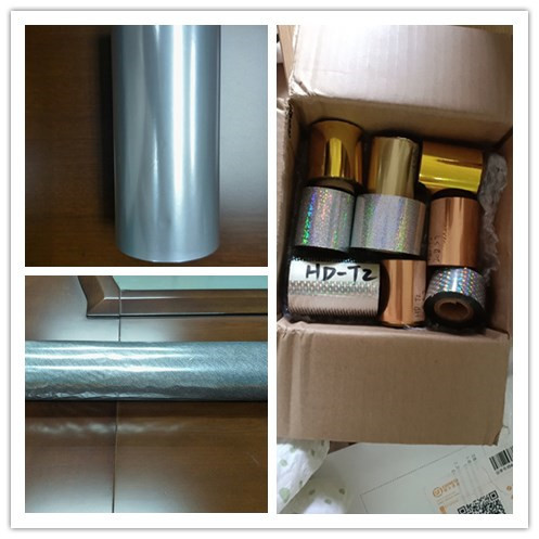 Scratch off foil samples