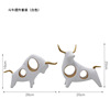Nordic Creative Cow Swing Home Living Room TV Cabinet Decoration Art Arts Arts and Art Crafts Abstract Animals Factory