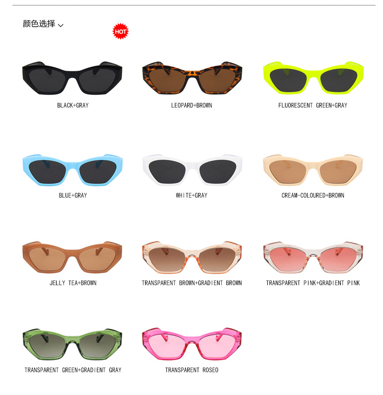 Irregular Fashion Retro Sunglasses display picture 13