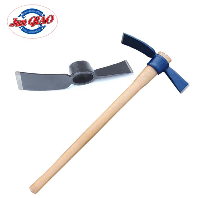 工厂大量供应各种外贸出口钢镐 钢叉 锄头 自由锻 辊锻钢镐P407