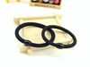 Hair accessory, hair rope, high classic black nylon bullets, European style, wholesale