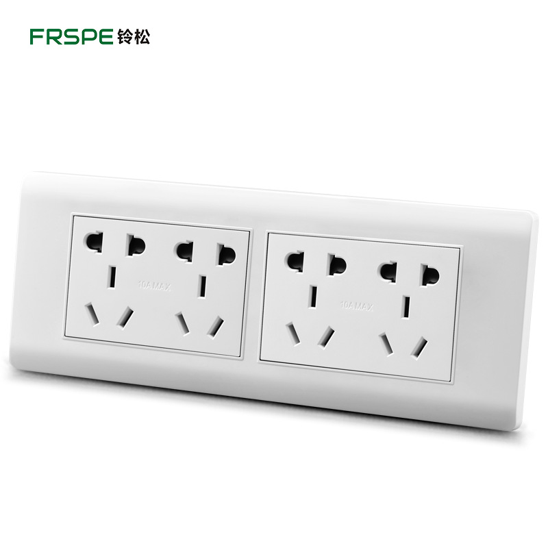 118 tipo de interruptor de pared socket fila enchufe Blanco panel de módulo de panel de interruptor de socket