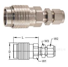 Parker NSS系列紧凑无泄漏不锈钢快速接头NSS-501-12BMA