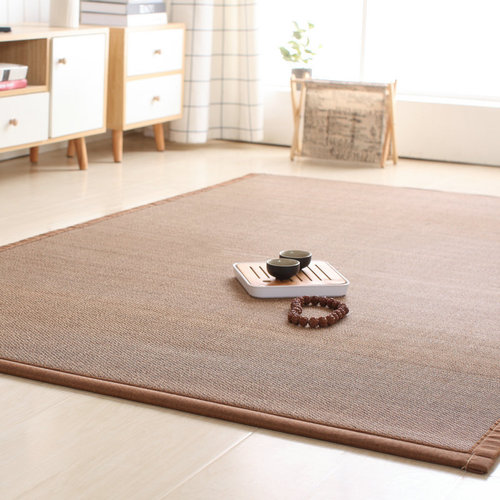 Japanese tatami cool mat woven bamboo carpet living room bed side crawling mat bedroom balcony bay window seat cushion foldable