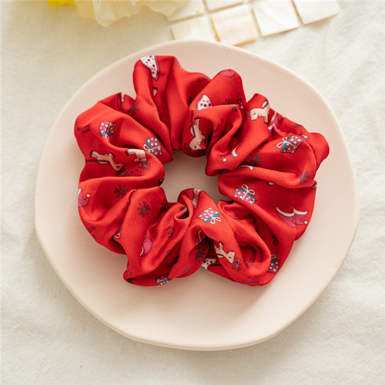 Satin Sweet Hair Scrunchies display picture 10