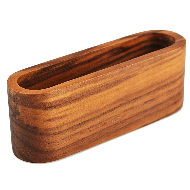 Креативный держатель для визитных карточек чехол для визитных карточек деревянный простой держатель для визитных карточек офисный Настольный ящик для хранения карт держатель визитной карточки