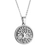 Retro necklace stainless steel, pendant, European style