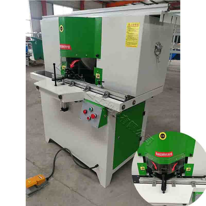 木工机械厂双头锯切角机 亚克力45度斜角切割机 展示柜切割锯