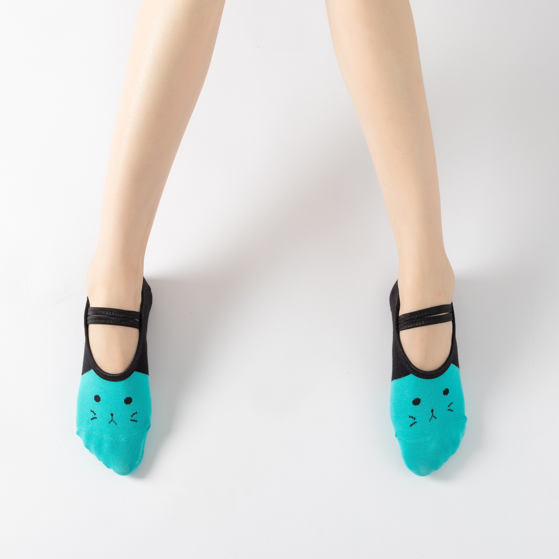 Foreign Trade Popular Boat Socks Lace-up Ballet Yoga Socks Non-slip Socks Trampoline Socks Yogasock