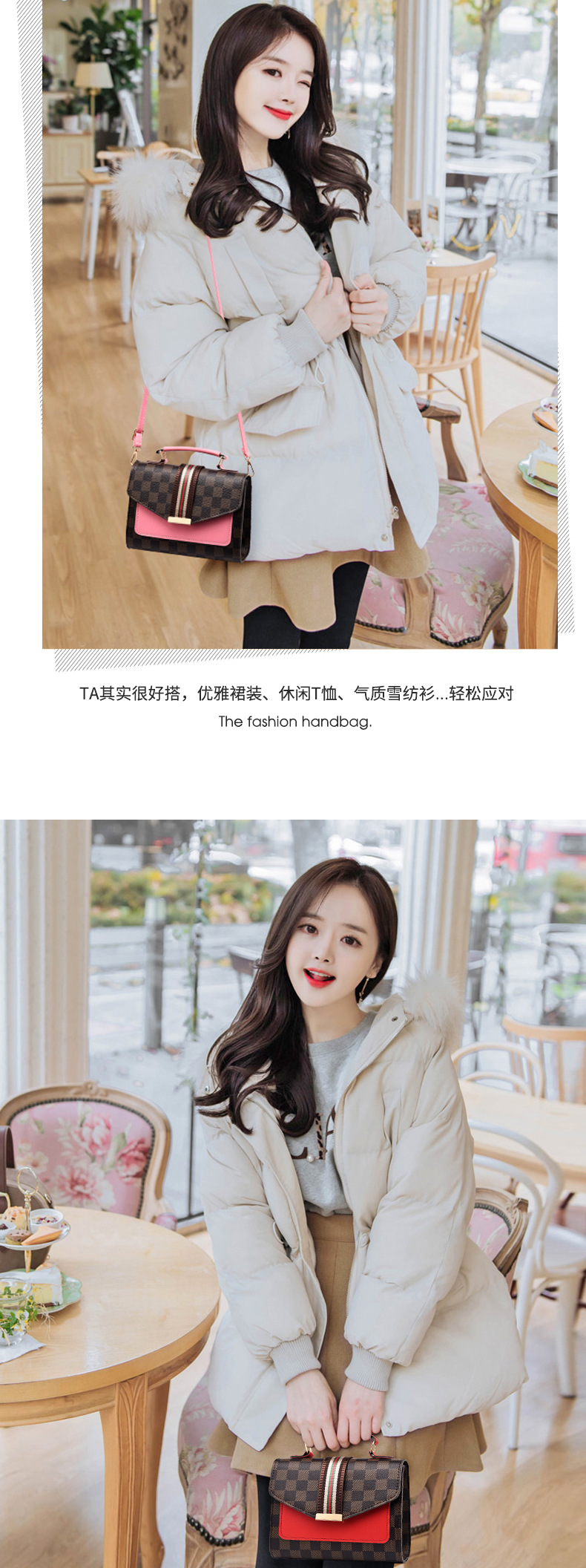 时尚简约迷你包包 厂家直销低价女款新潮斜挎包 淑女简约斜挎包详情图2