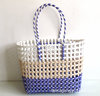 Woven handheld basket, purse, beach bag