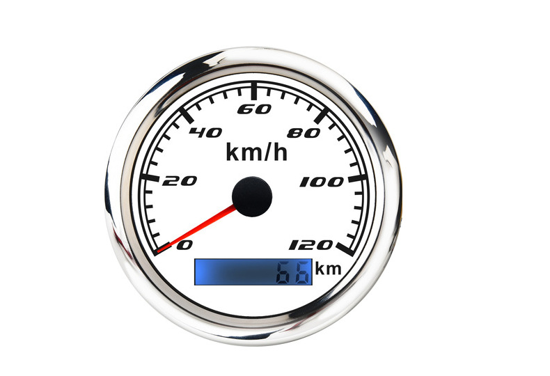 85mm Speedometer Kmh with Accumulated Mileage, Universal for Diesel and Gasoline Vehicles, Colorful Lights, Gps Pointer Speedometer