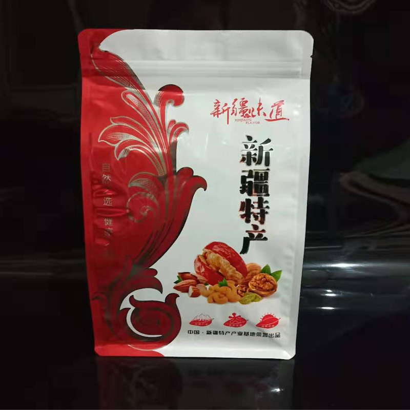新疆特产大枣特产干果塑料礼品袋自封袋和田玉枣若羌红枣包装袋子