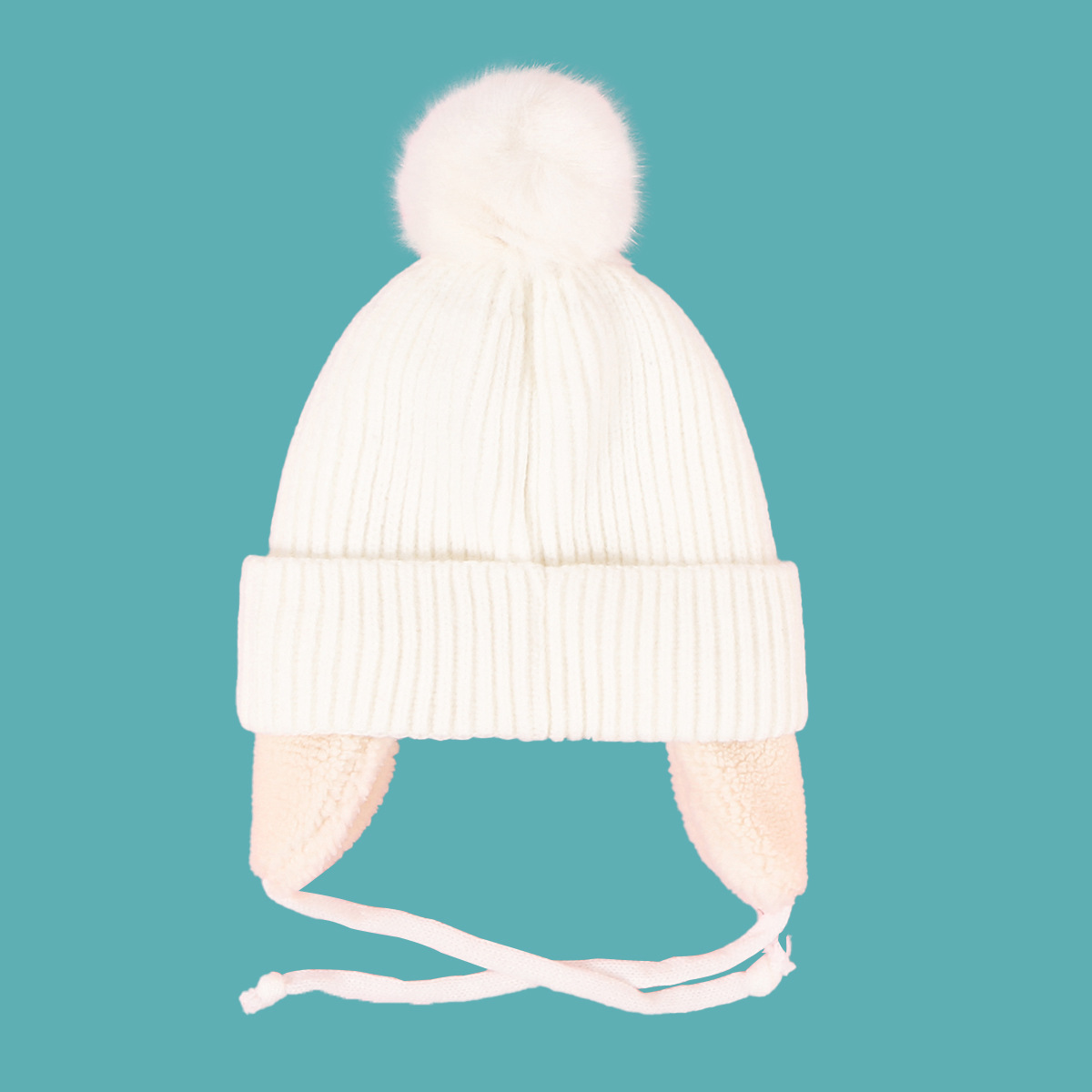 Korean Fashion Warm Woolen Solid Color Knitted Hat display picture 2