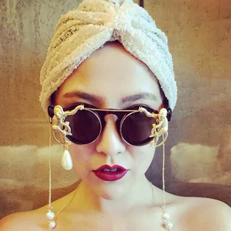 45g Weight UV400 Protection Lens Material Retro Style Black Color Retro UV400 Protection Women's Sunglasses 无