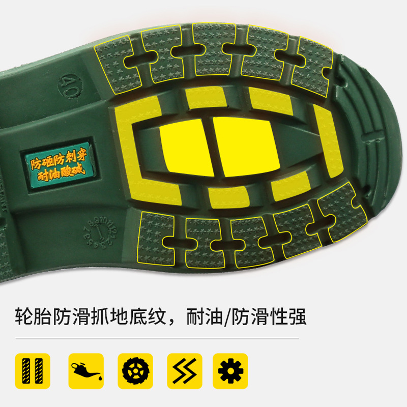 Factory Direct Sales High-Density Safety Shoes with Steel Toe Cap for Anti-Punching, Anti-Piercing, Oil and Acid-Alkali Resistance, Durable Work Protective Footwear