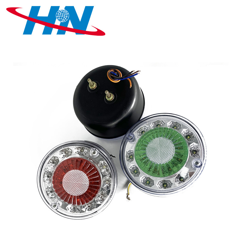 Remolque universal luz redonda 19LED camión luz lateral logística camión hamburguesa bomba de luz del coche luz trasera