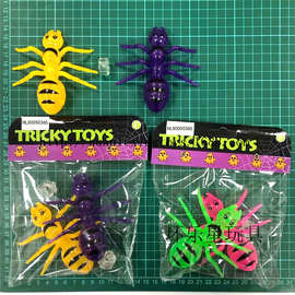 爬玻璃蚂蚁 翻爬墙蚂蚁卡通翻滚昆虫TPR粘性轮玻璃虫儿童塑料玩具