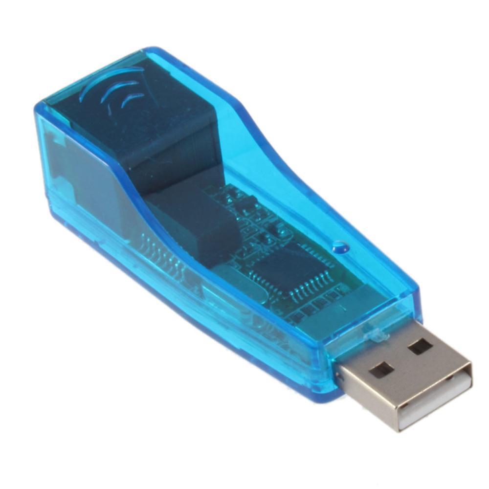 9700USB1.1网卡 笔记本USB网卡 台式机蓝色USB网卡 透明有线网卡