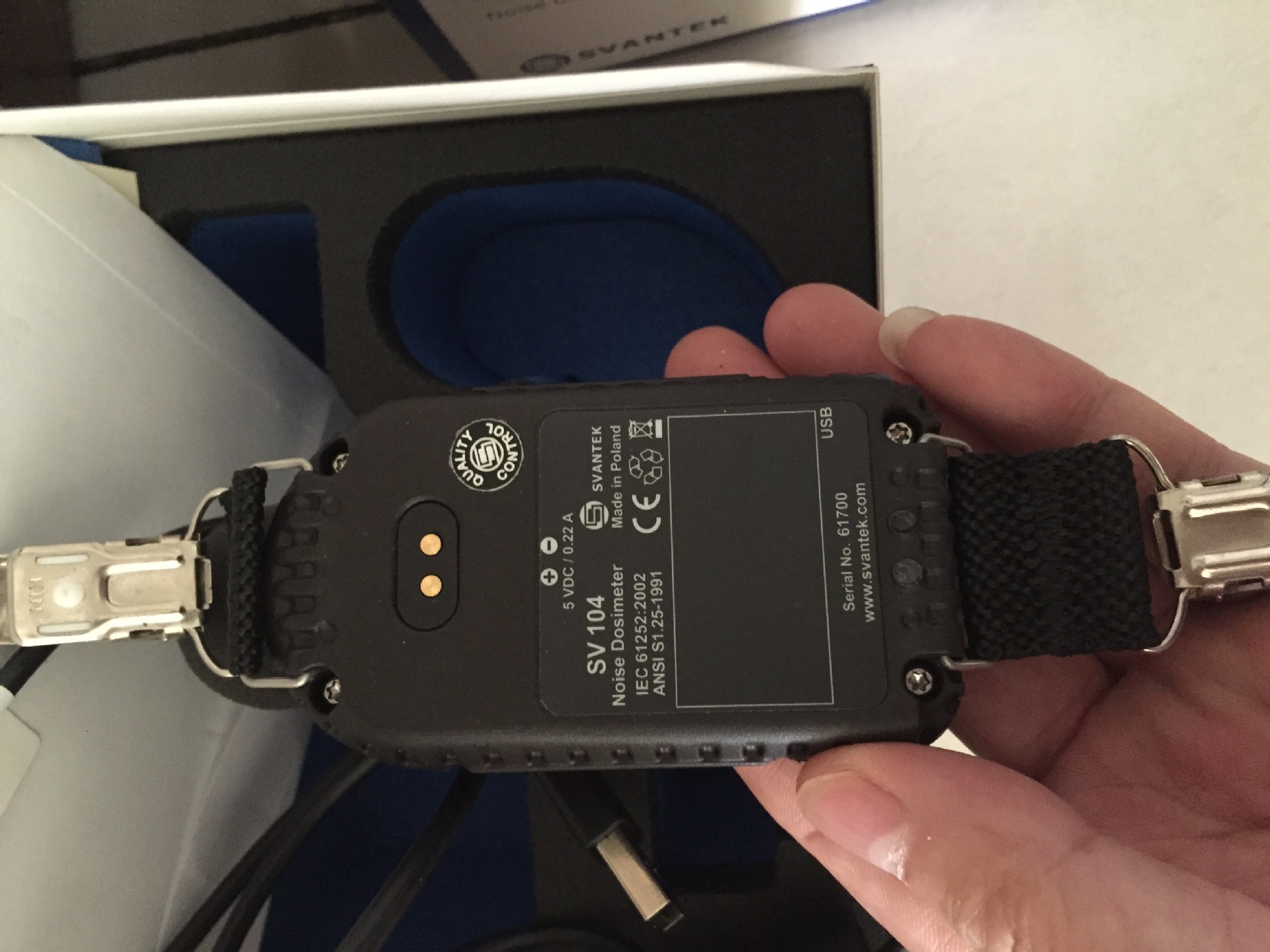 波兰Svantek SV104袖珍式个体噪声剂量仪（顺丰包邮）