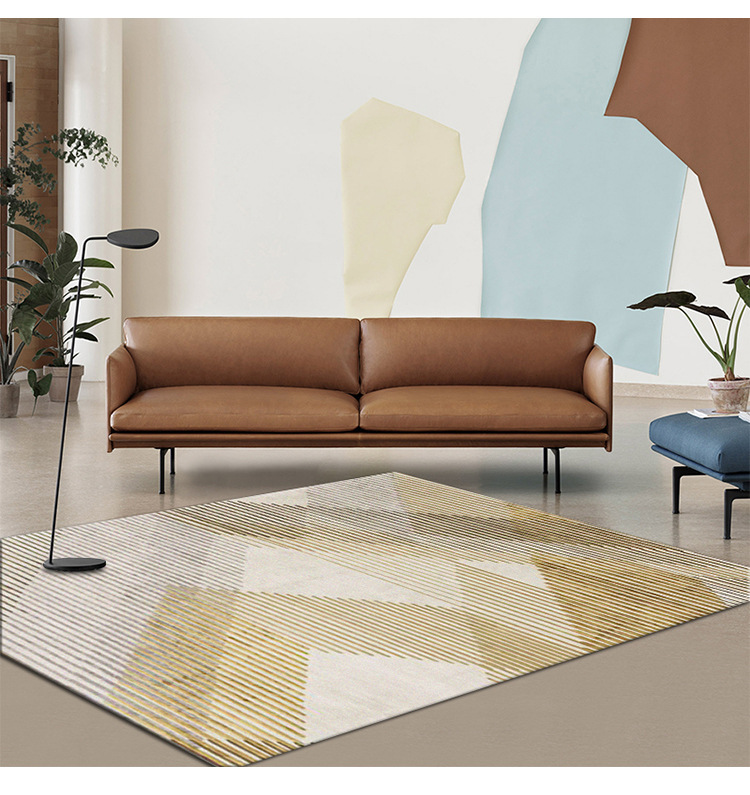 北欧简约地毯,客厅茶几垫,卧室床边满铺毯,酒店地垫