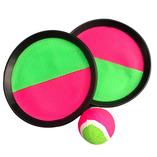 Sensory training equipment children's toys sticky target plate outdoor parent-child interactive throwing and catching suction cup ball throwing sticky racket