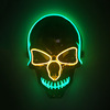 Plastic glossy fluorescence mask, halloween