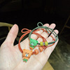 Cute fresh hair rope, with little bears, Korean style