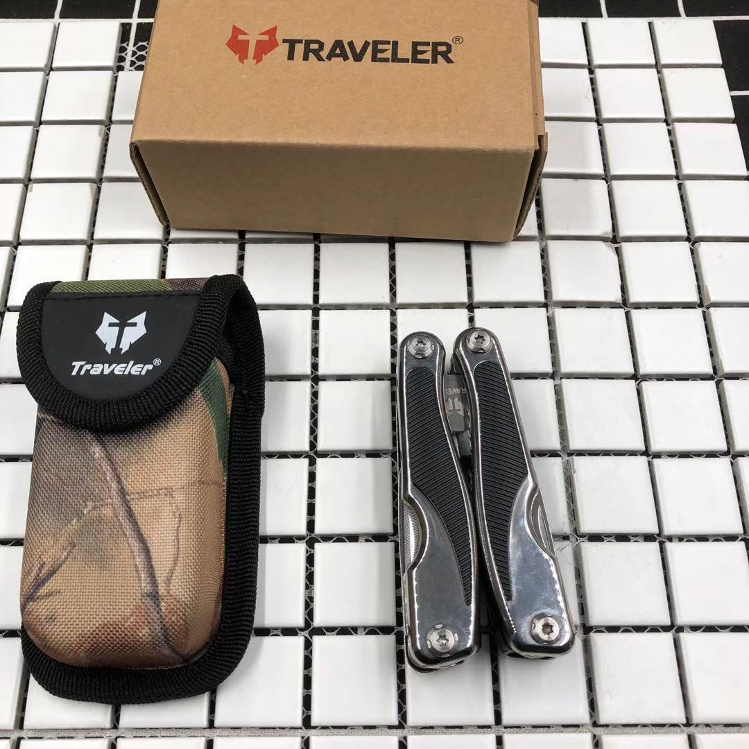 多功能工具钳子折叠迷你户外便携多用工具小刀钳子野营应急钳子刀