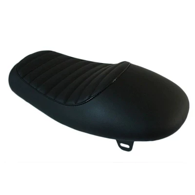 Motorcycle Refit Retro Motorcycle Cushion Seat Bag Straight Men's Straddle Seat Bag CG125 Hump Seat Cushion (Motorcycle Safety Supplies) - hump-stripe-black
