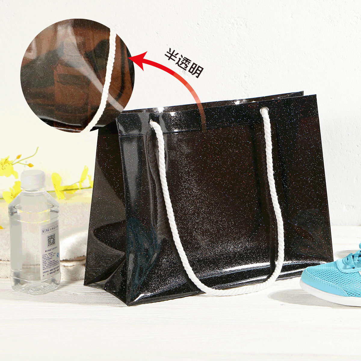 Black beach waterproof storage system PVC
