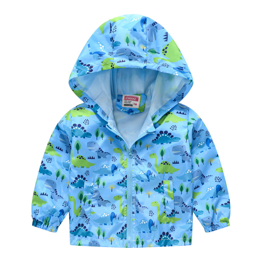 Fashion Cartoon Printing Polyester Girls Outerwear display picture 2
