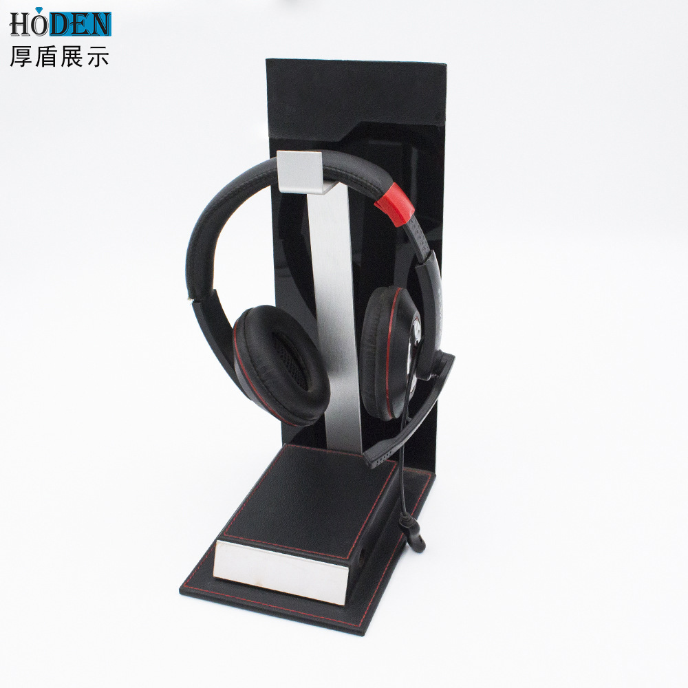头戴式铝合金耳机支架挂架通用电脑游戏耳麦桌面展示架子源头厂家