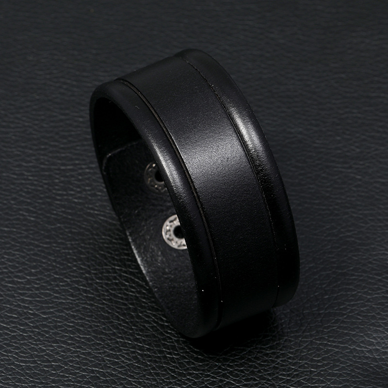 new  simple wild retro cowhide bracelet