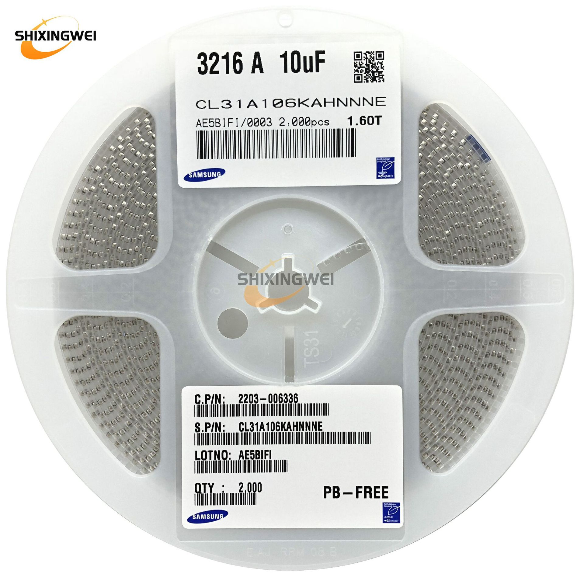 原装贴片电容3216 1206 475K 4.7UF 16V X7R 10% C3216X7R1C475KT