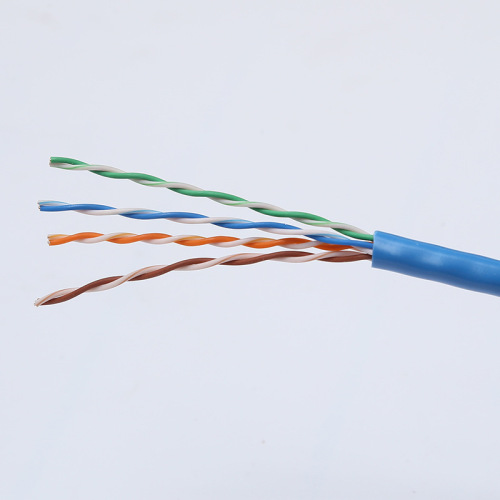 Compliant with the national standard UTP CAT5E super five-class network cable twisted pair wire 0.5 oxygen-free copper unshielded network cable passed Fluke test