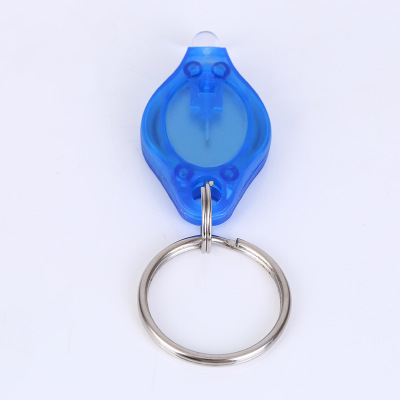 厂家批发钥匙扣灯菱形发光灯紫光验钞钥匙扣照明白灯配件加工定制