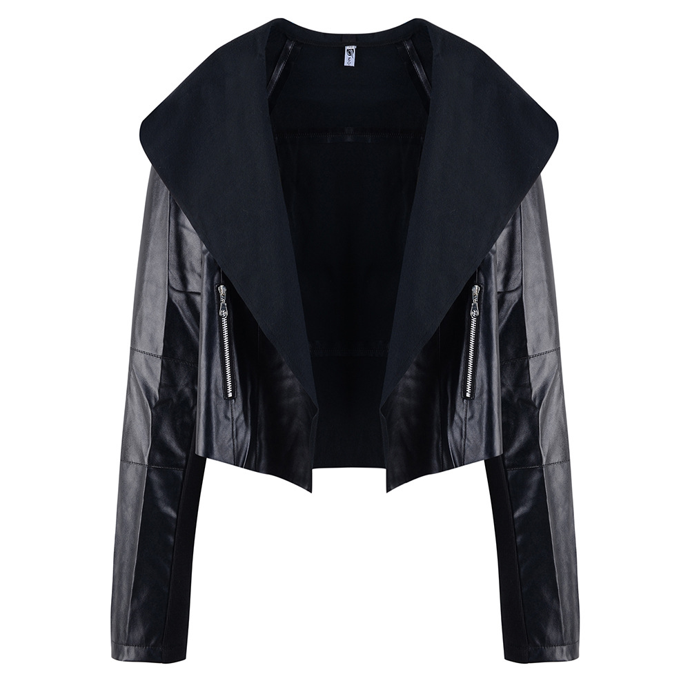 Veste cuir femme en PU - Ref 3447362 Image 7