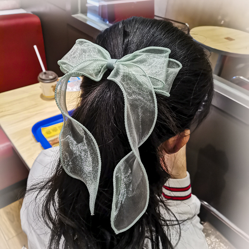 Sweet Solid Color Fabric Ribbon Hairpin Hair Accessories Fashion Hair Accessories Wholesale display picture 15