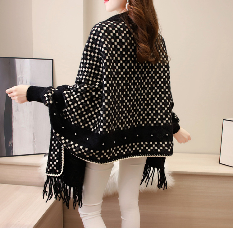 貂绒袖子披肩 旗袍披肩